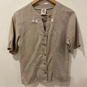 Austrian made linen top